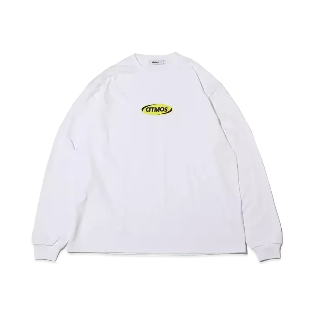 atmos Shop List Logo LS T-shirts "White"