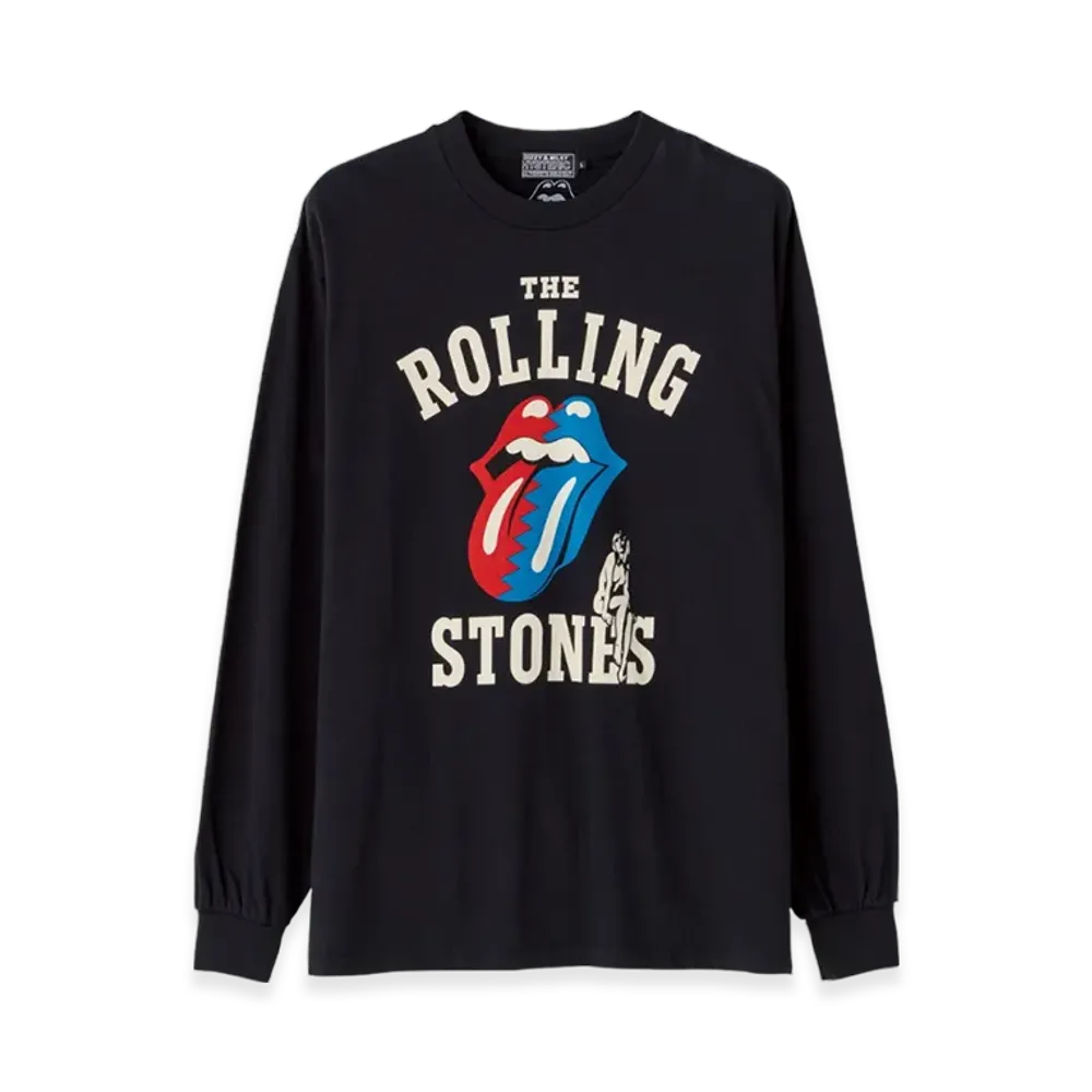 HYSTERIC GLAMOUR x The Rolling Stones Hysteric & Steel Wheels T-Shirt "Black"