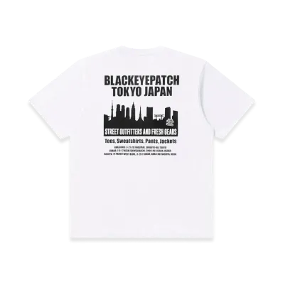 BlackEyePatch Small OG Tokyo City Tee "White"