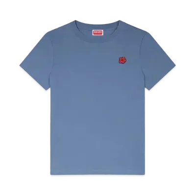 KENZO 'BOKE FLOWER' Classic Embroidery T-shirt "Blue"