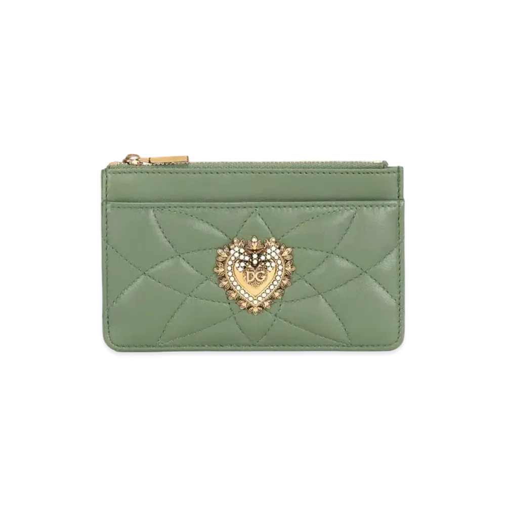 Dolce&Gabbana Devotion Card Holder Medium "Green"