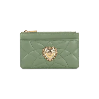 Dolce&Gabbana Devotion Card Holder Medium "Green"