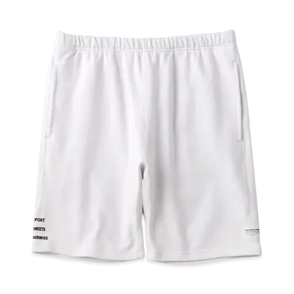 POET MEETS DUBWISE PMD Logo Short "White"