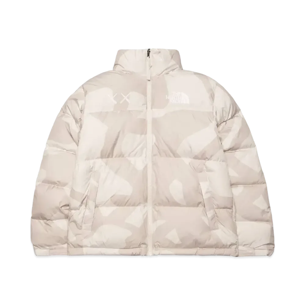 The North Face x Kaws Retro 1996 Nuptse Jacket "Moonlight Ivory"