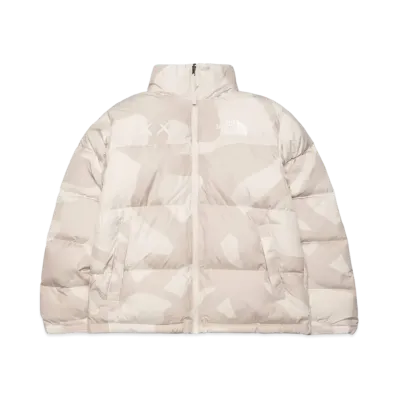 The North Face x Kaws Retro 1996 Nuptse Jacket "Moonlight Ivory"