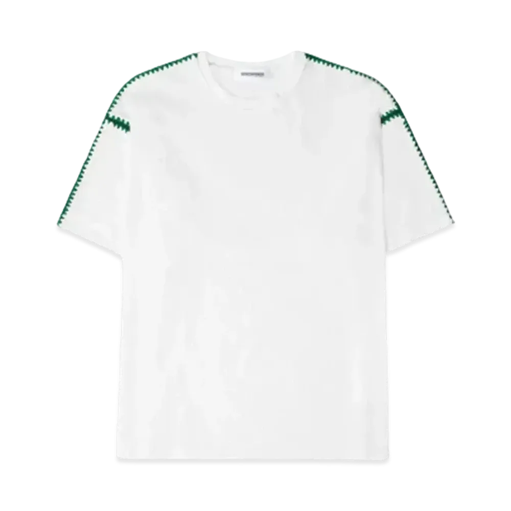 DISCOVERED SHELL STITCH S/S CUTSEWN "WHITE"