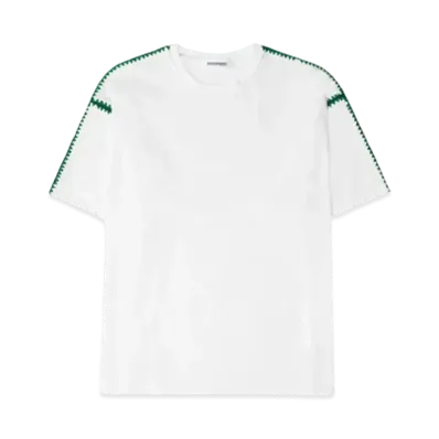 DISCOVERED SHELL STITCH S/S CUTSEWN "WHITE"