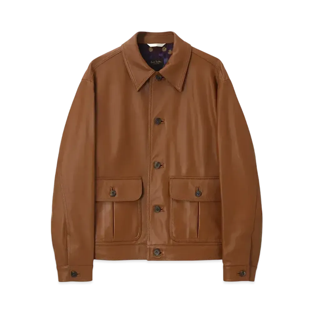 Paul Smith Lambskin Blouson "Camel"
