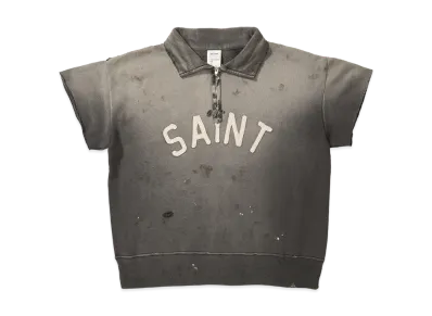 SAINT Mxxxxxx SS Half Zip Sweat Saint "Charcoal"