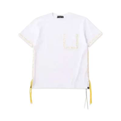 mastermind WORLD Hand Stitched Tee "White"