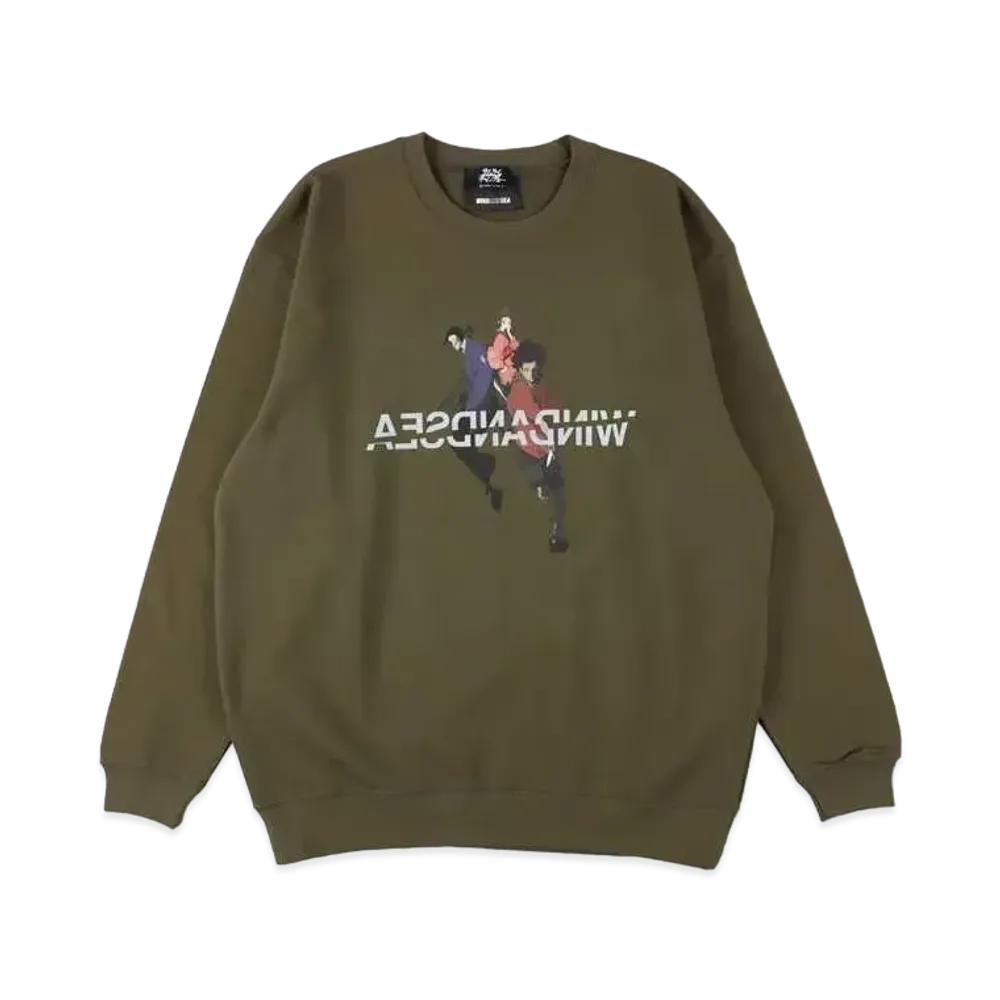 WIND AND SEA x SAMURAI CHAMPLOO (RVS) Crew "Olive"