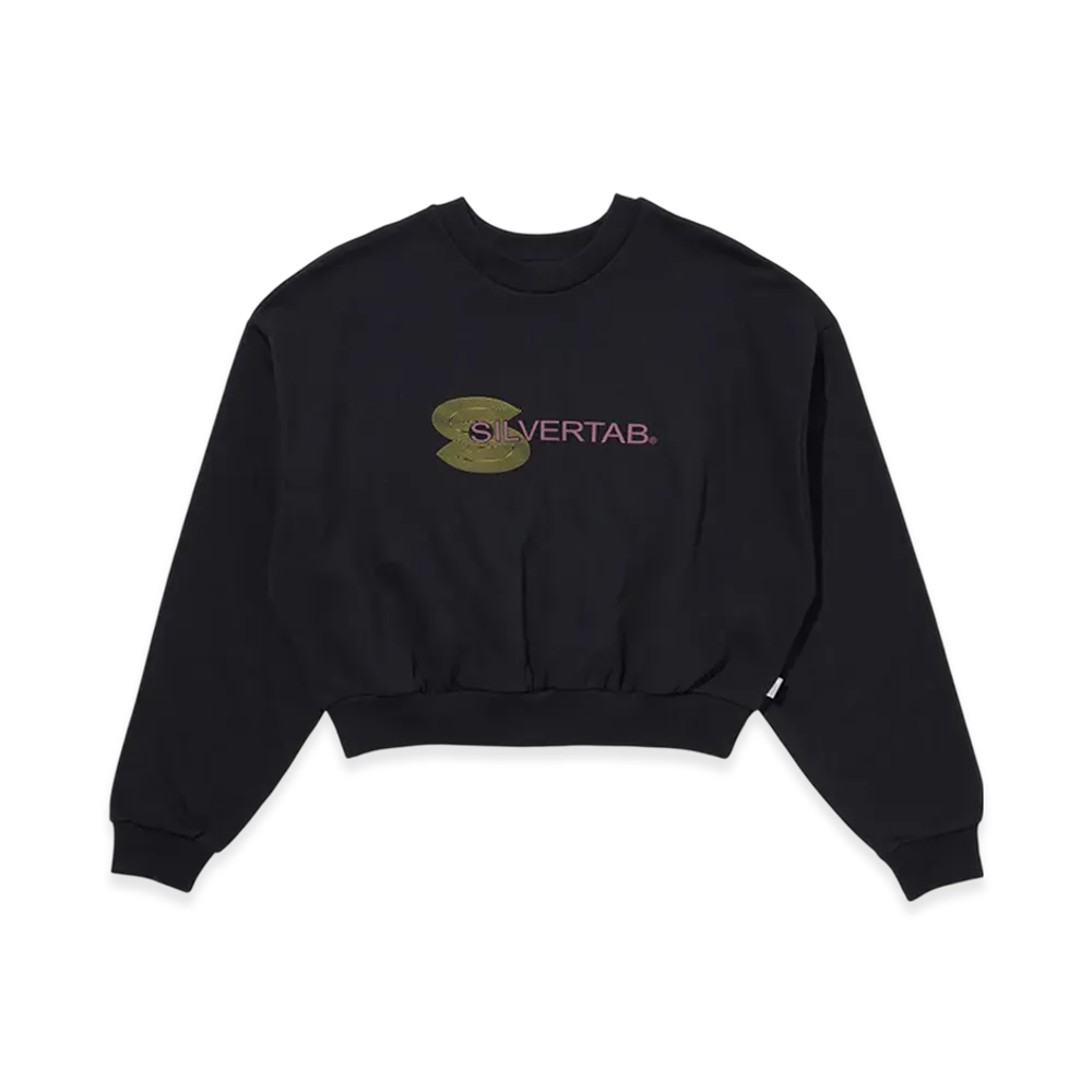 Levi's Silvertab Graphic Crewneck Sweatshirt "Black"