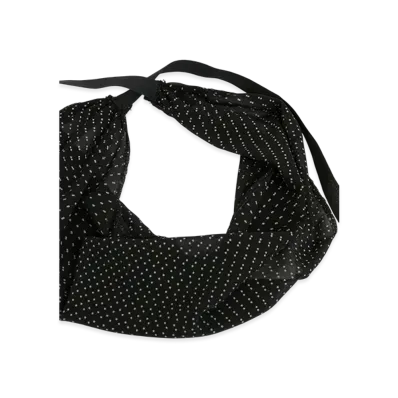 MM6 Maison Margiela Star Chiffon Scarf "Black/White"