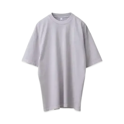 Los Angeles Apparel Garment Dye Short Sleeve Crew Neck T-shirt Mineral Wash "Ice Grey"