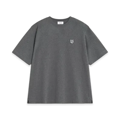 Maison Kitsune Fox Head Oversize Tee-Shirt "Dark Grey Melange"