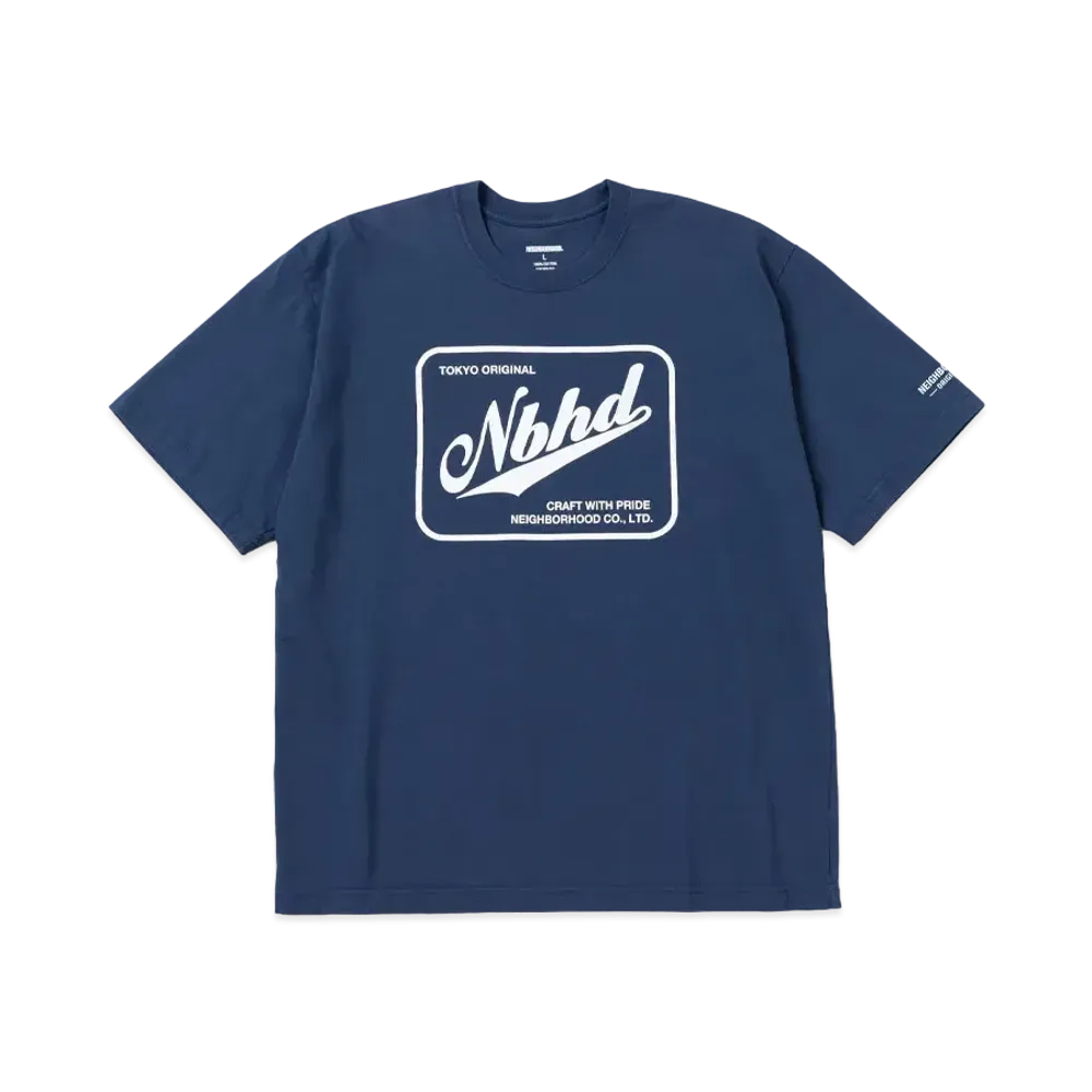 NEIGHBORHOOD NH . Tee SS-3 "Navy"