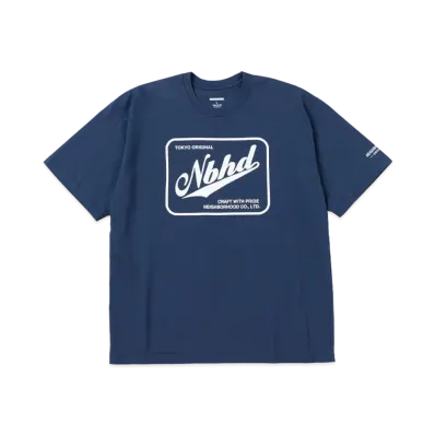 NEIGHBORHOOD NH . Tee SS-3 "Navy"