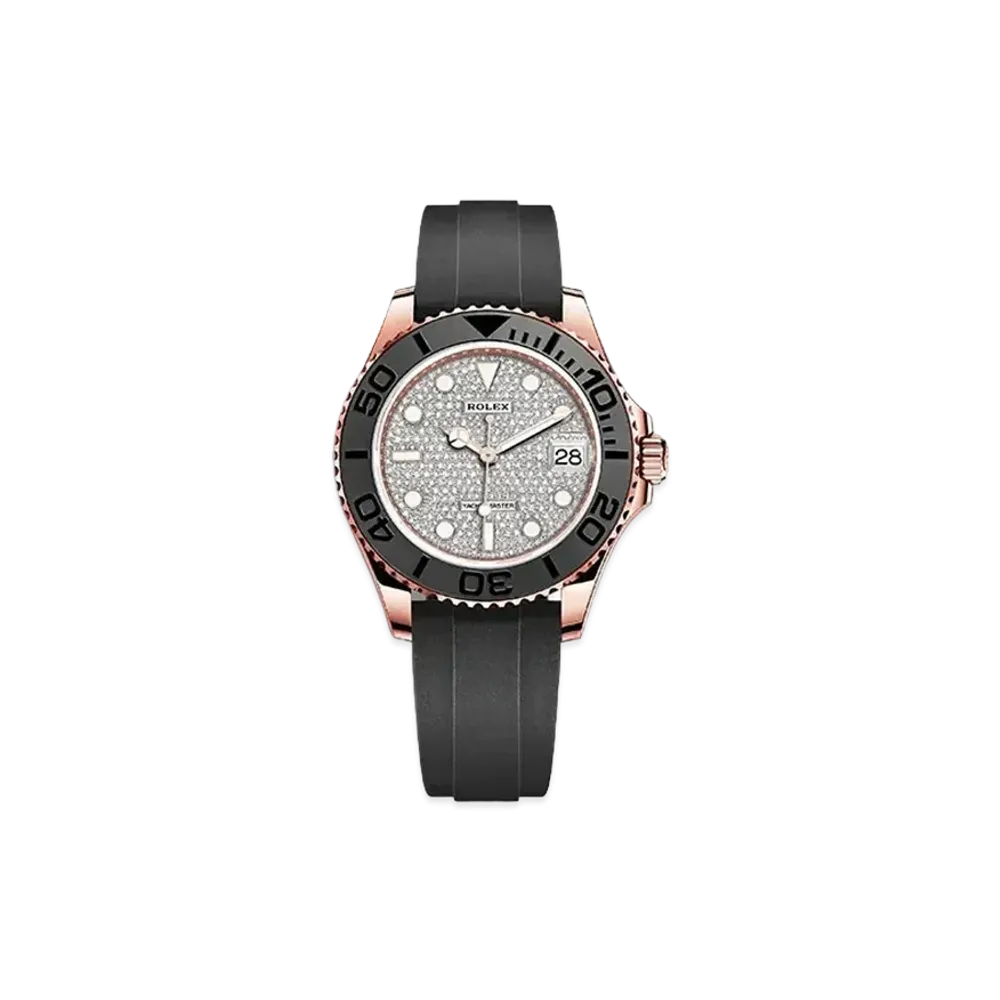 ROLEX Yacht-Master 37 Diamond-Paved Dial 268655