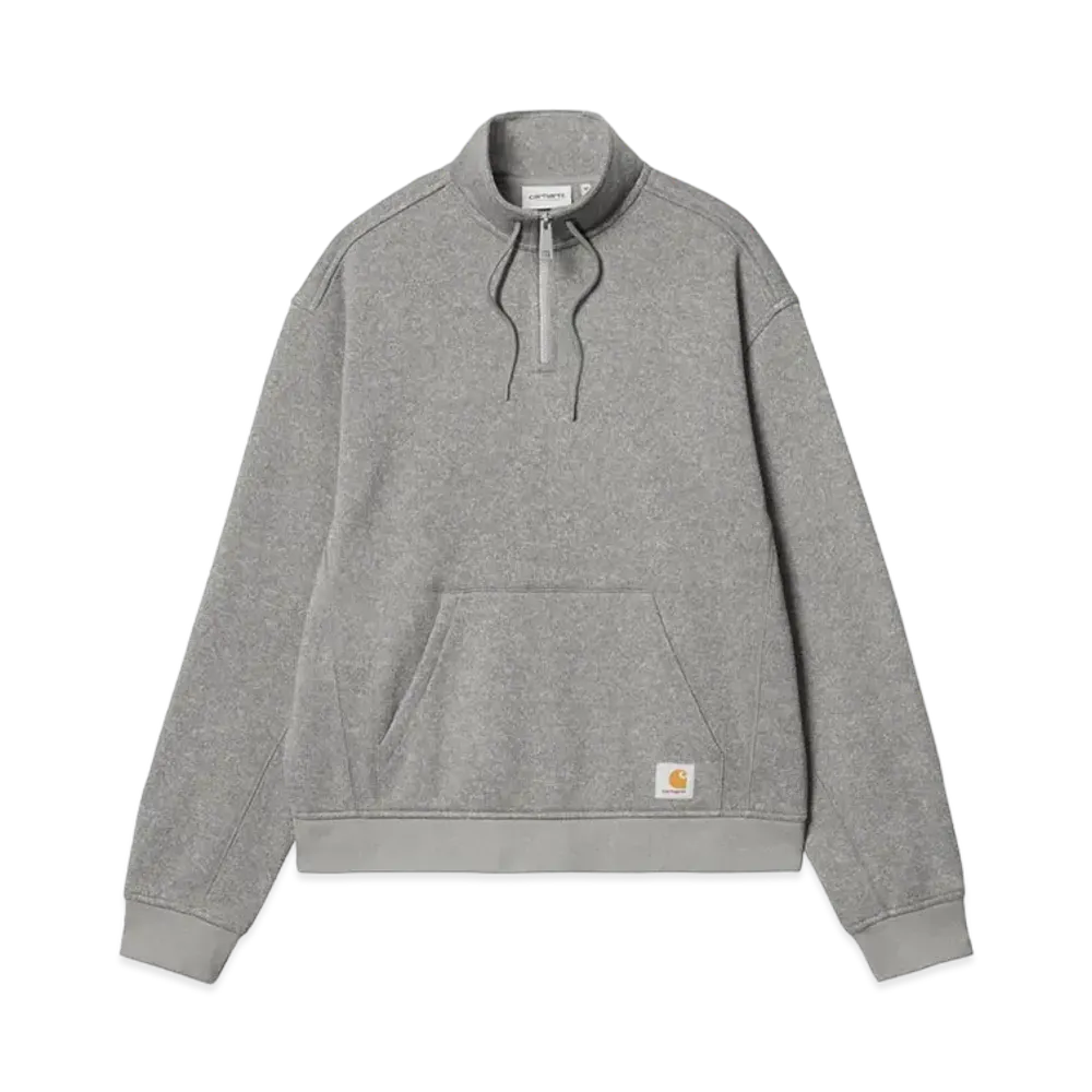 Carhartt WIP Luther Half Zip Sweat "Misty Grey Heather"