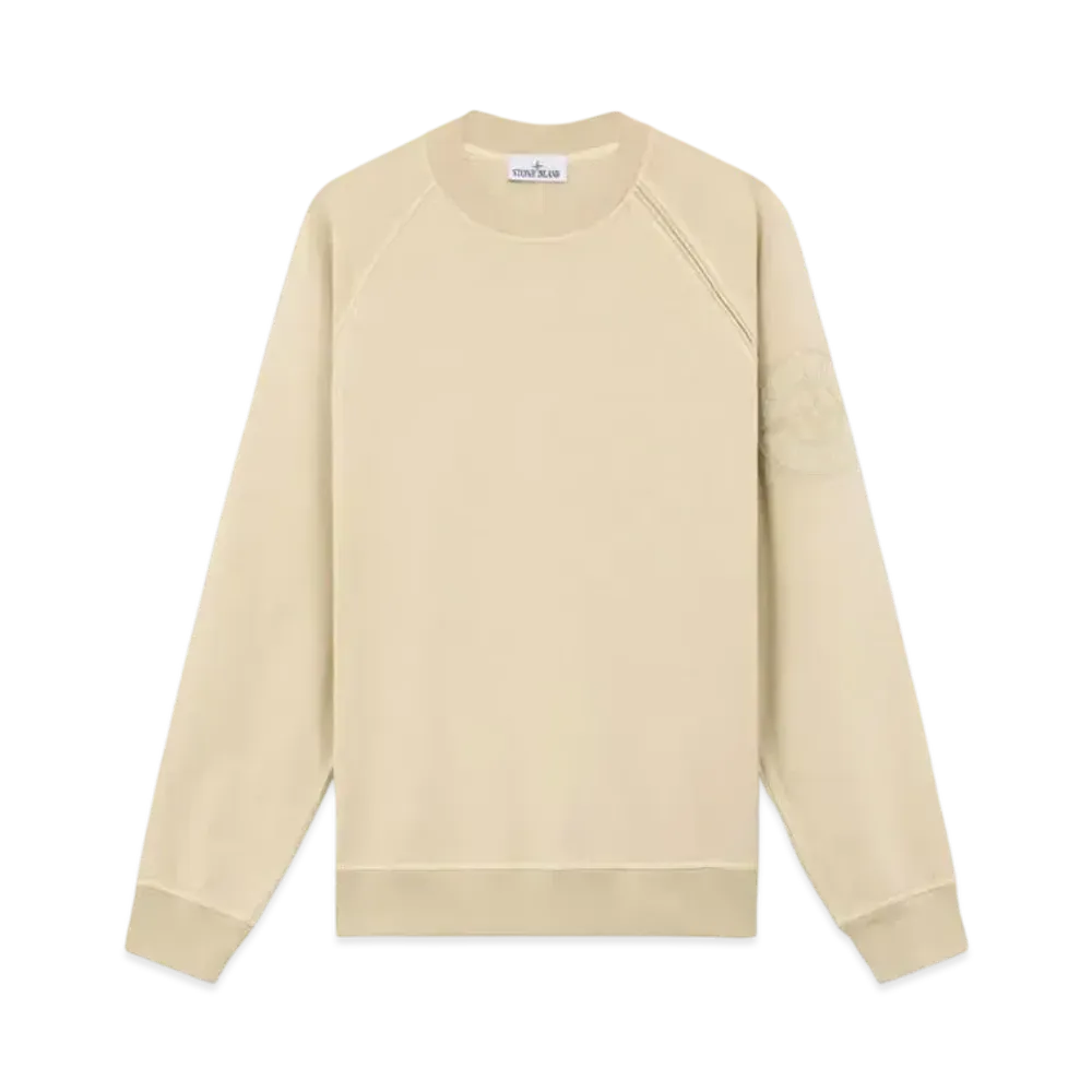 Stone Island 604M2 Heavy Cotton Jersey "Off White"