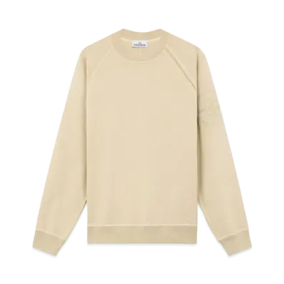 Stone Island 604M2 Heavy Cotton Jersey "Off White"