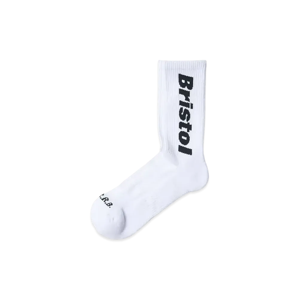 F.C.REAL BRISTOL Bristol Logo Regular Socks "White"
