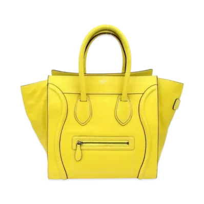 CELINE Nano Luggage Bag "Yellow"