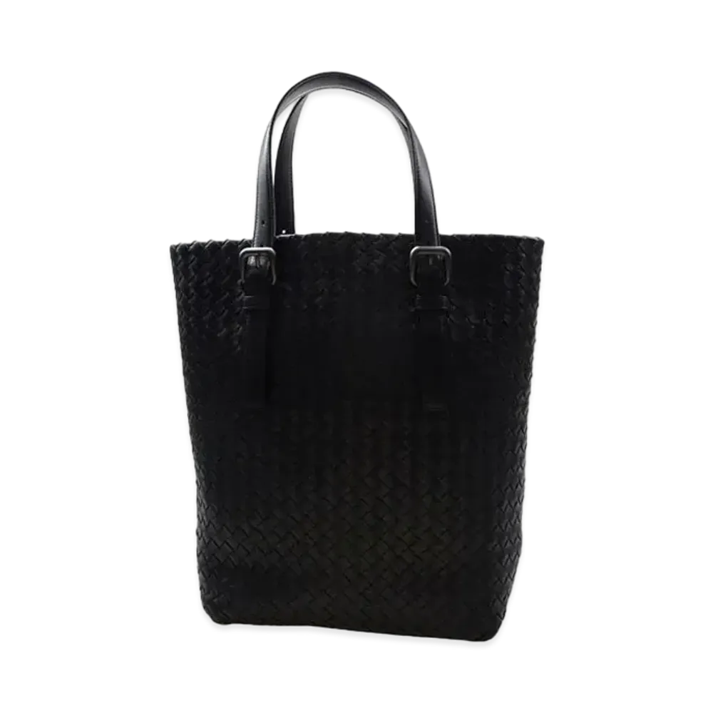 Bottega Veneta Lambskin Hand Bag "Black"