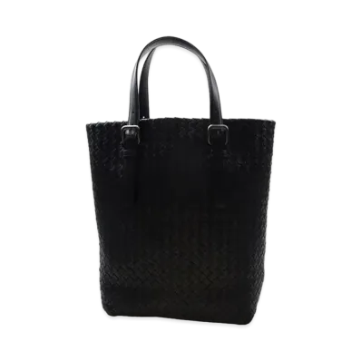 Bottega Veneta Lambskin Hand Bag "Black"