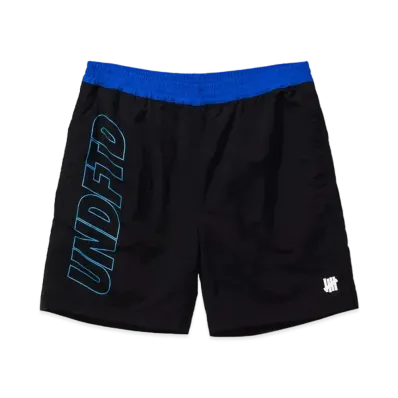 UNDEFEATED OUTLINE LOGO SPORT SHORT - 50060 "Black"