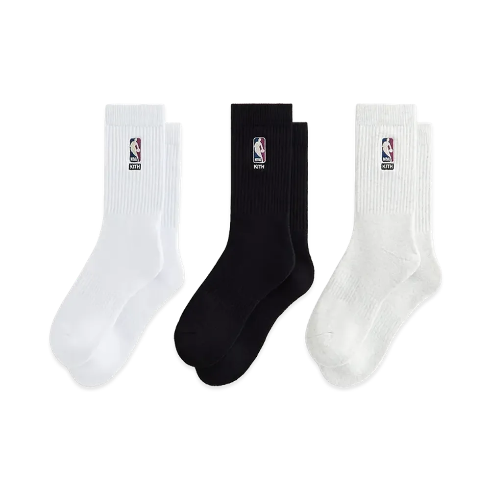 Kith x NBA All-Star 3-Pack Crew Socks "Multi"