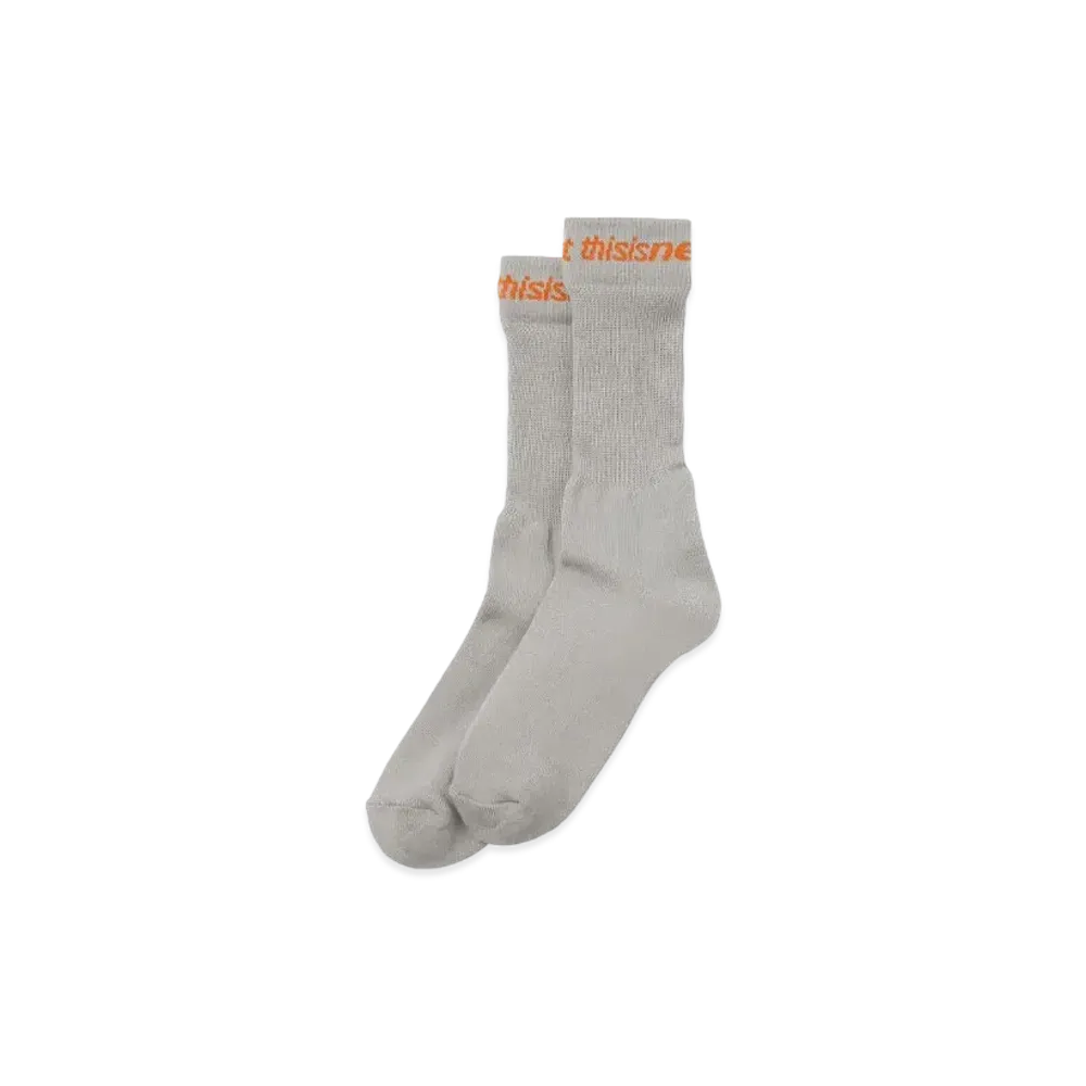 thisisneverthat D/SP-Logo Socks "Grey"