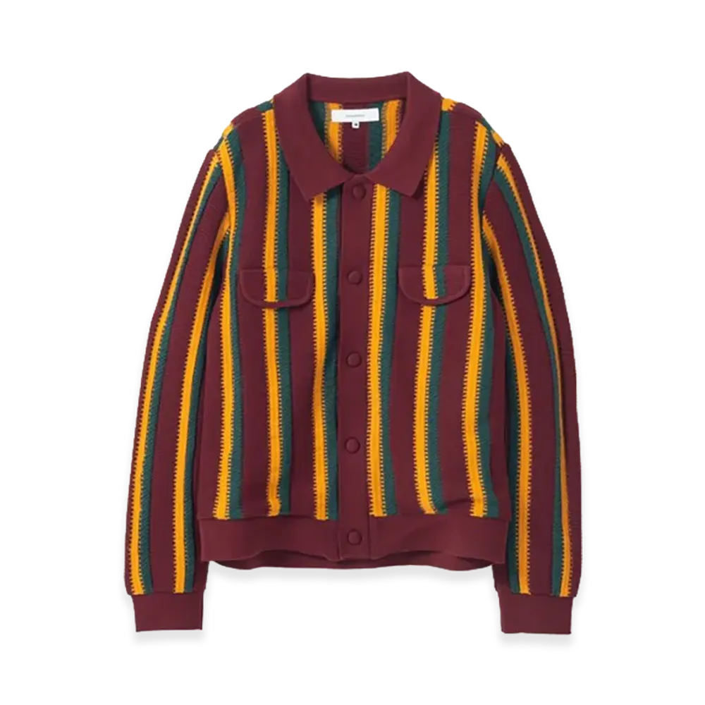 Sasquatchfabrix. Knit Cardigan Rasta "Wine"