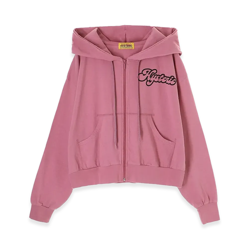 HYSTERIC GLAMOUR Women's Hysteric Girl Wide Hoodie "Pink"