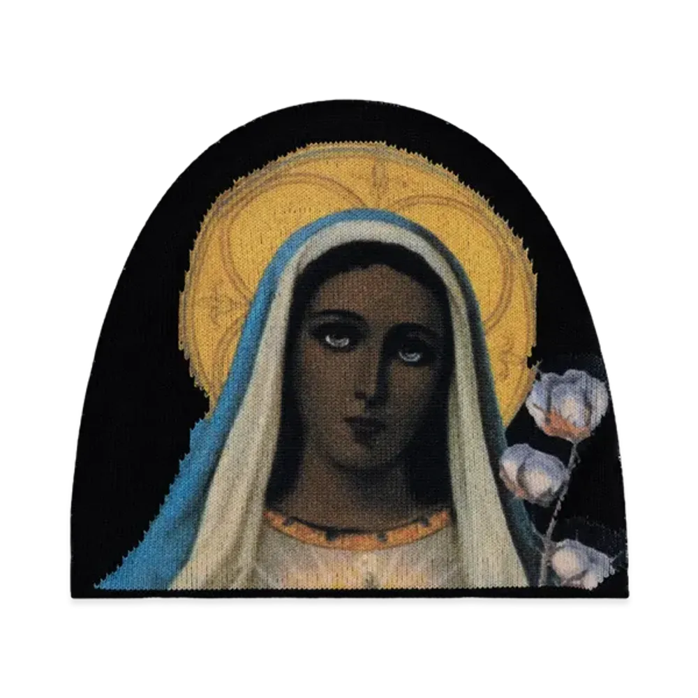 DENIM TEARS Mary Mother of Cotton Skully "Black"