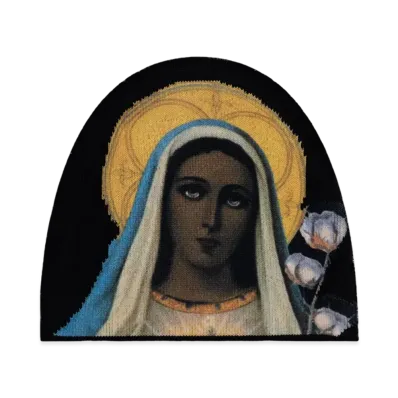 DENIM TEARS Mary Mother of Cotton Skully "Black"