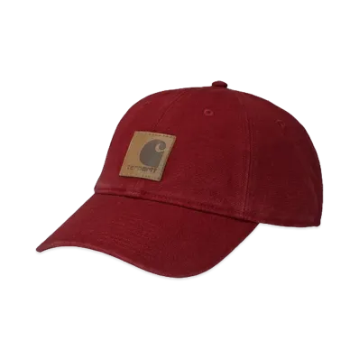 Carhartt WIP Nathan 6-Panel Cap "Scarlet Stone Washed"
