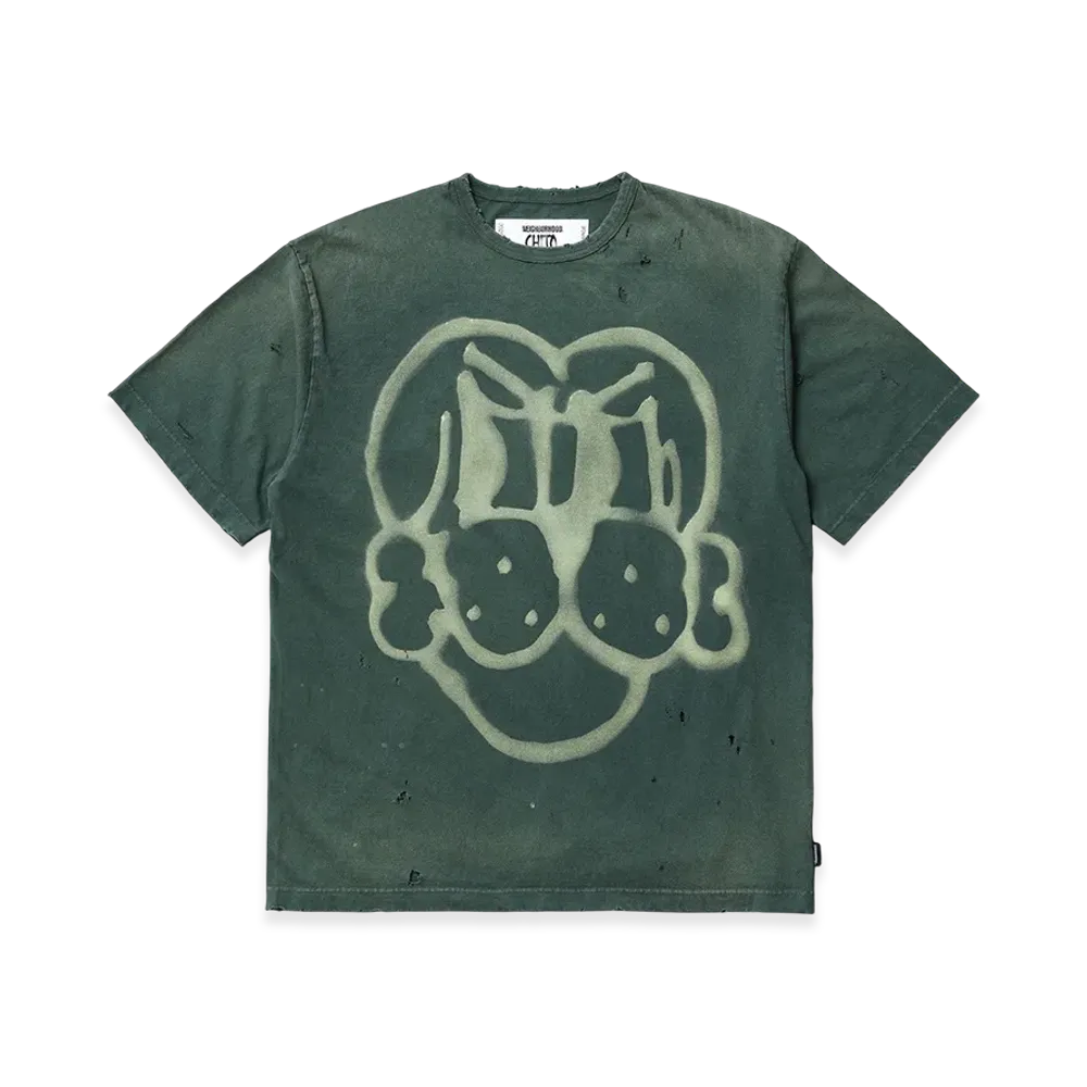 NEIGHBORHOOD x CHITO Savage Crewneck SS "Olive Drab"