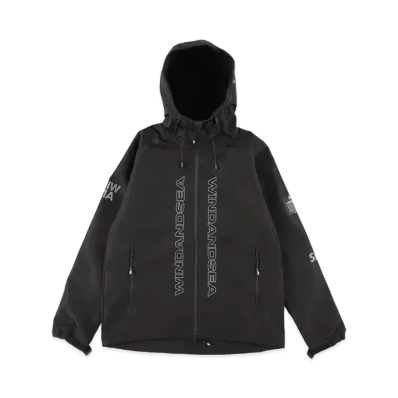 WIND AND SEA A32(RVS.COPY) REFLECTION NYLON PARKA "Navy"