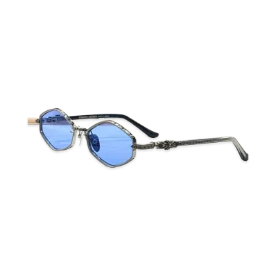 Chrome Hearts NIPSLIP Sunglasses "Silver/Blue"