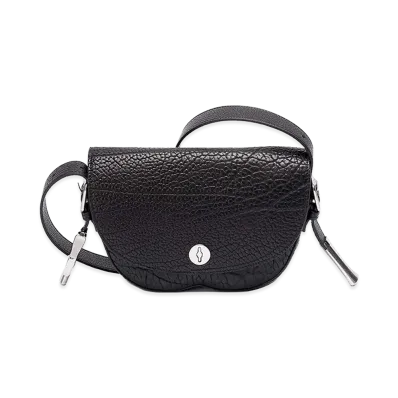 Burberry Women's Small chess Leather Satchel Bag "Black"