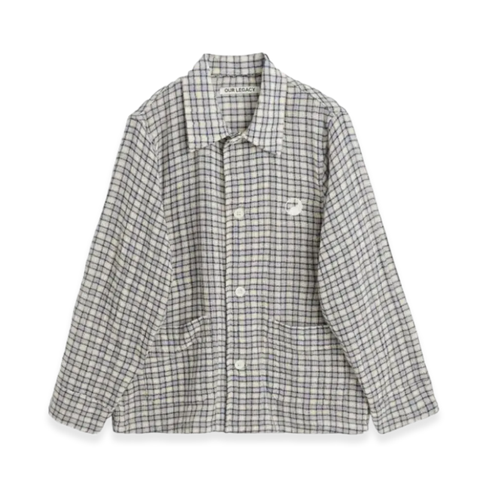 OUR LEGACY Kids Work Shop Archive Jacket "Blue Yellow Check"