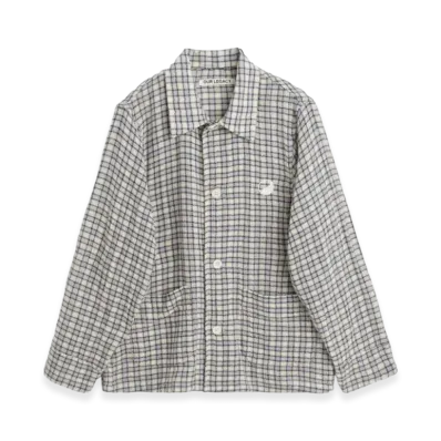 OUR LEGACY Kids Work Shop Archive Jacket "Blue Yellow Check"