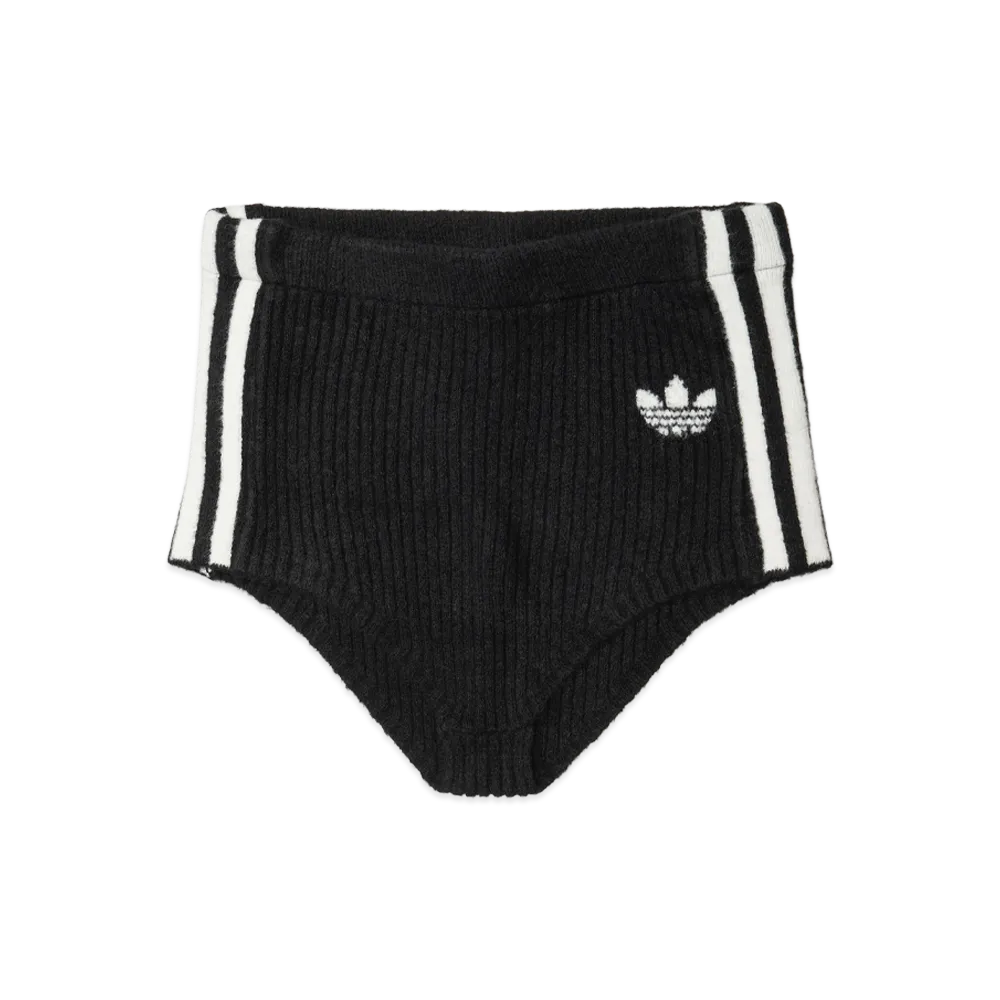 adidas Adiluna Season 2 x BLACKPINK JENNIE Women's Knit Short Shorts "Black"