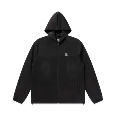 BlackEyePatch Hooded Mesh Zip Hoodie "Black"