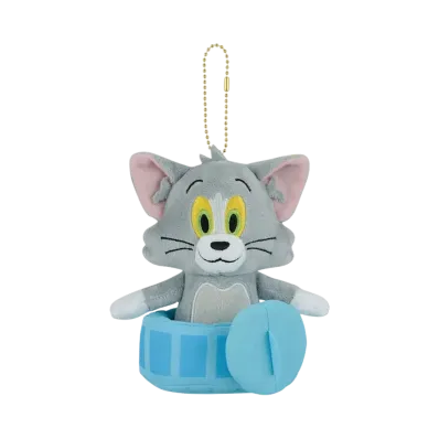 BANDAI "Ichiban Kuji" -Tom and Jerry Colorful Funny Time!- C Prize Display Plush Mascot - Tom