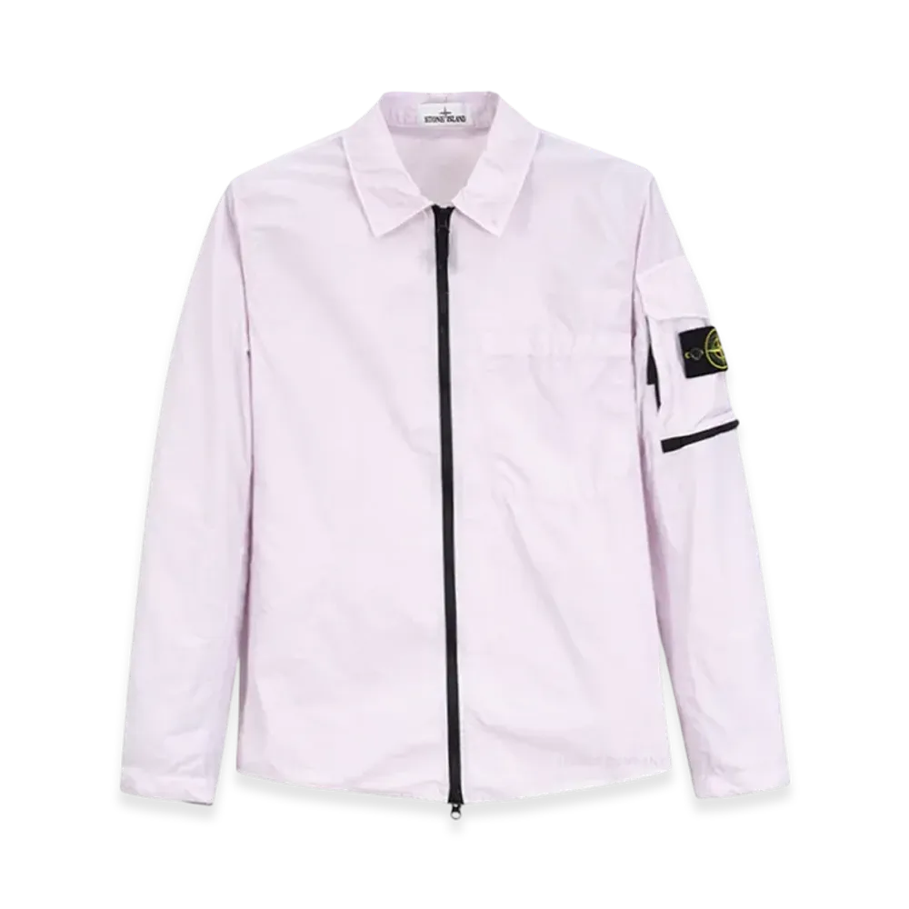 Stone Island 10502 Naslan Light Garment Dyed Overshirt - 22SS "Rose Pink"