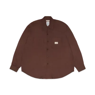 Stussy x OUR LEGACY Work Shop Rocco Shirt "Brown"