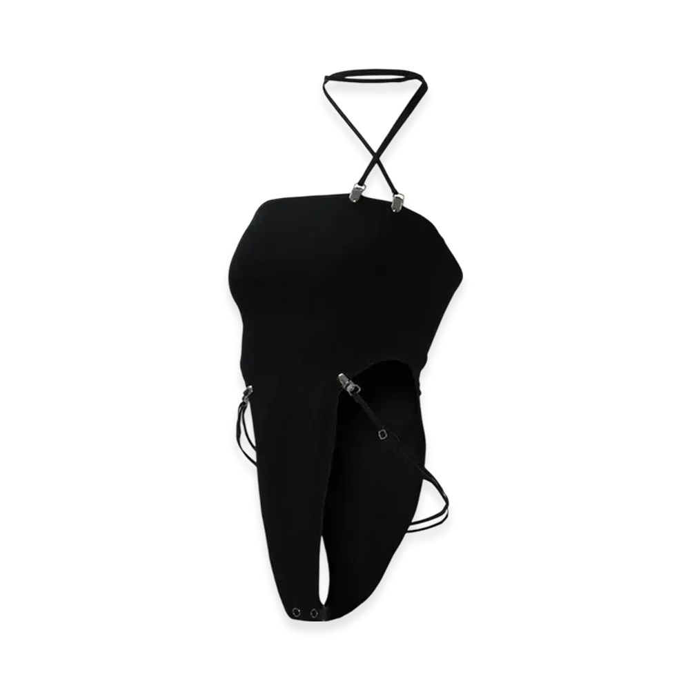 THEREDTHREAD S Clip Garter Body "Black"