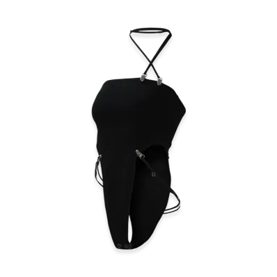 THEREDTHREAD S Clip Garter Body "Black"